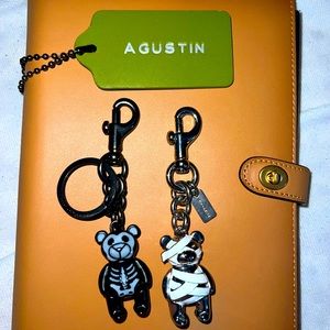 Coach Teddy Bear Enamel Charms